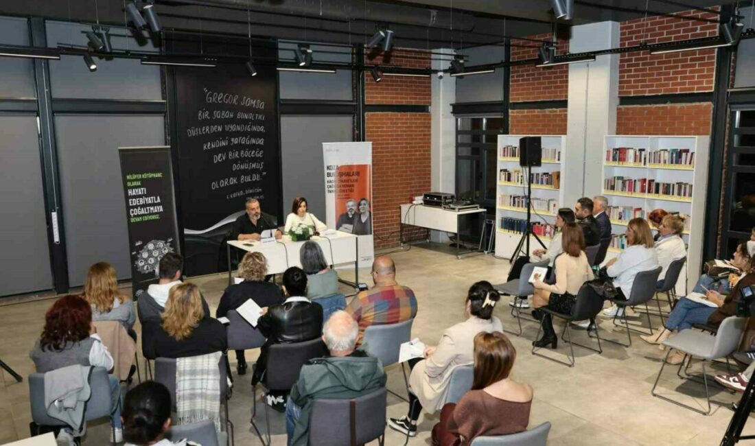 Koza Buluşmaları’nda kadına yönelik şiddet ve edebiyat konuşuldu Nilüfer Belediyesi’nin düzenlediği Koza Buluşmaları’nın konuğu olan ödüllü yazar Sibel