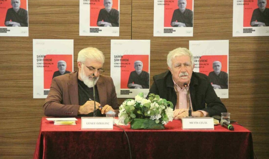 Usta yazar Metin Celal, Nilüfer Belediyesi’nin konuğu olarak katıldığı “Şairin