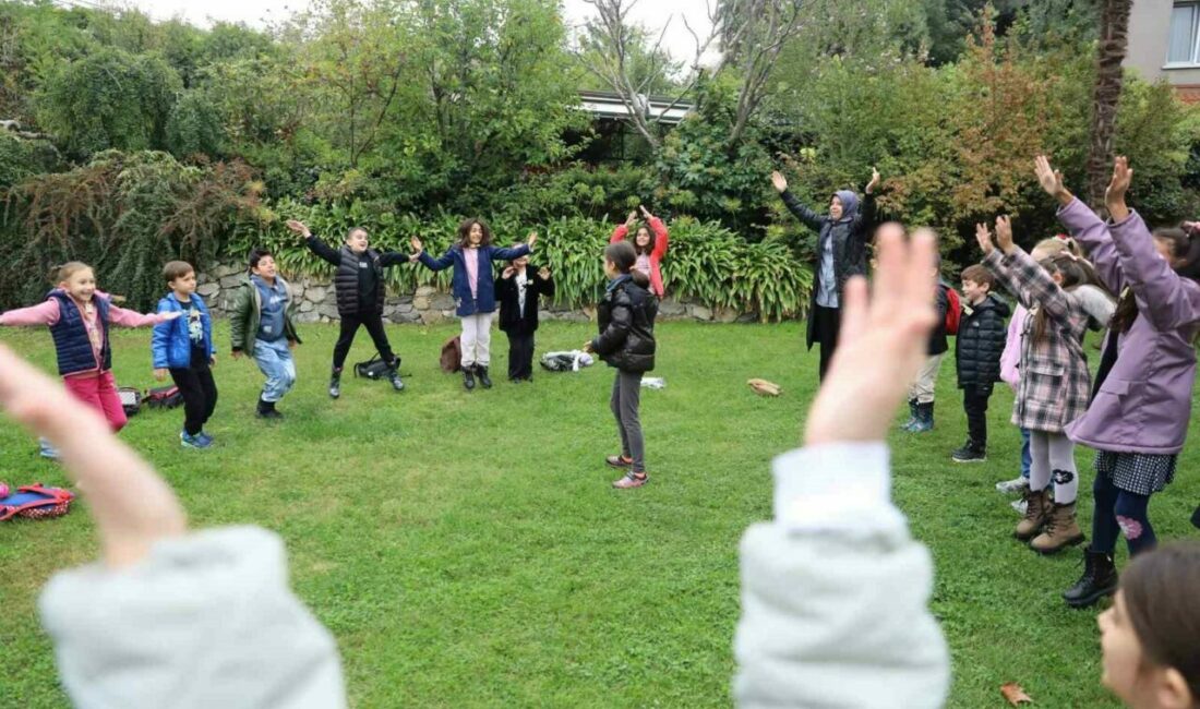 Minik kaşifler Leylek Göl Evi’nde Bursa Büyükşehir Belediyesi’nin düzenlediği “Küçük Kaşifler Leylek Köy Göl Evi’nde”