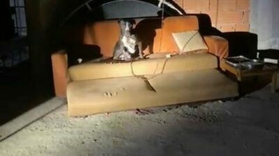 Bursa’nın Mudanya ilçesinde denetimli serbestlikten yararlanarak cezaevinden çıktıktan sonra kaldığı