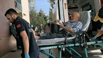 Bursa’nın İnegöl ilçesinde spiralle el, kol ve bacağını kesen adam