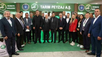 Bursa’da fide-fidan temininden ekipman desteğine, damla sulama borusu dağıtımından sıvı