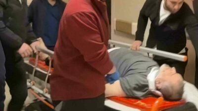 Bursa’nın İnegöl ilçesinde, kiraz ağacına dayadığı merdivenden düşen adam ağır