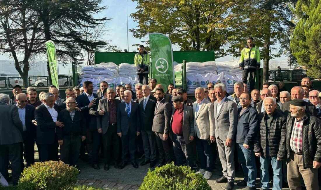 Bursa Büyükşehir Belediyesi, çiftçilere yüzde 100 hibeli 47 ton buğday