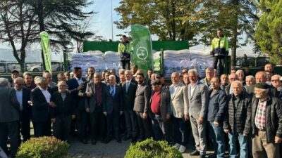 Bursa Büyükşehir Belediyesi, çiftçilere yüzde 100 hibeli 47 ton buğday