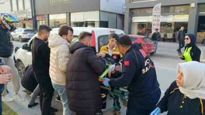 Bursa’nın İnegöl ilçesinde meydana gelen kazada hafif ticari araç ile