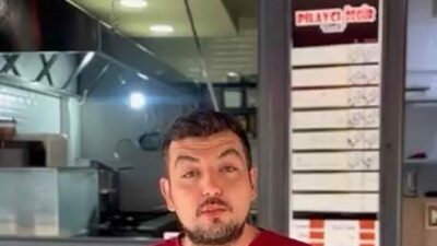 Bursa’nın Yıldırım ilçesinde gece saatlerinde bir pilavcıya camdan giren hırsız,