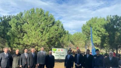 Bursa’nın Karacabey ilçesinde 11 Kasım Milli Ağaçlandırma Günü kapsamında ilçe