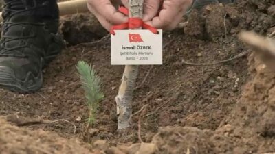 Bursa Emniyet Müdürlüğü, “Şehitlerimiz İçin Her Bir Fidan, Geleceğimiz İçin