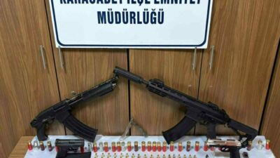 Karacabey ilçesinde ruhsatsız silah taşıyan ve satanlara yönelik operasyon düzenledi.