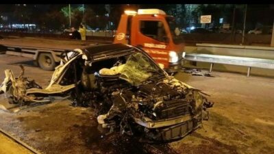 Bursa’da gece saatlerinde meydana gelen zincirleme trafik kazasında 8 kişi