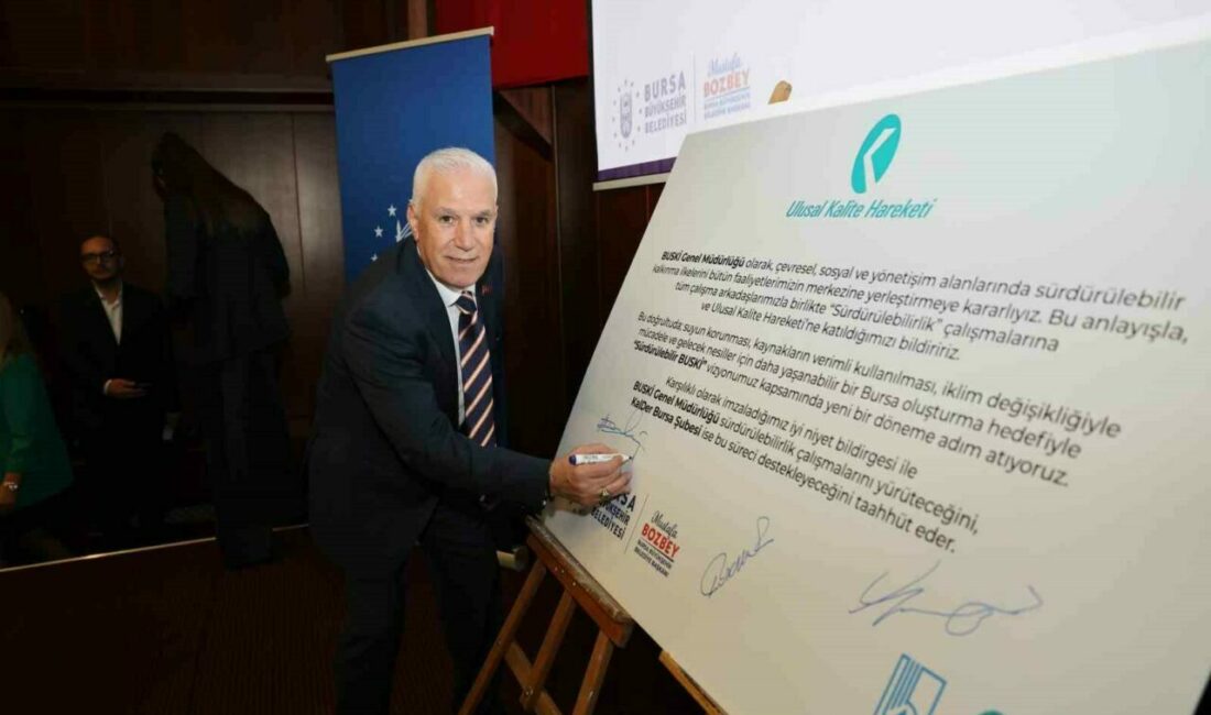 BUSKİ’nin yönetim modelini, hizmet anlayışını ve kurumsal vizyonunu mükemmellik ve