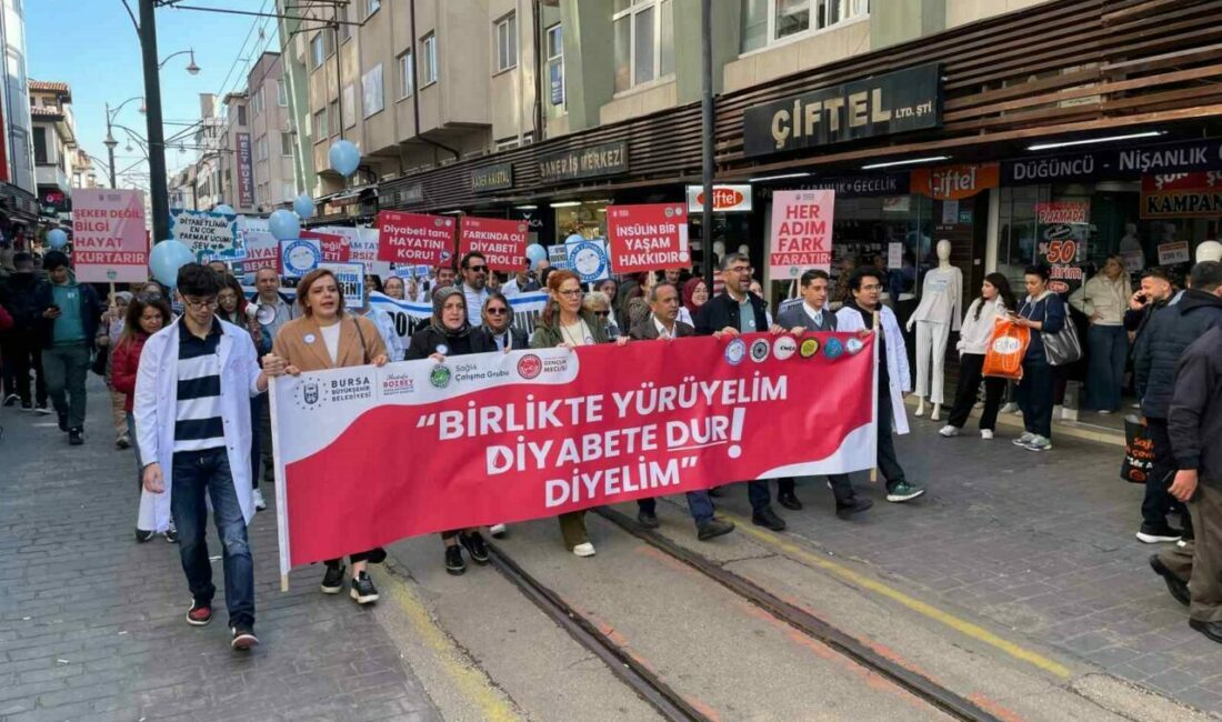 Diyabete karşı seferberlik Bursa Büyükşehir Belediyesi, Bursa Kent Konseyi ve Bursa Tip 1