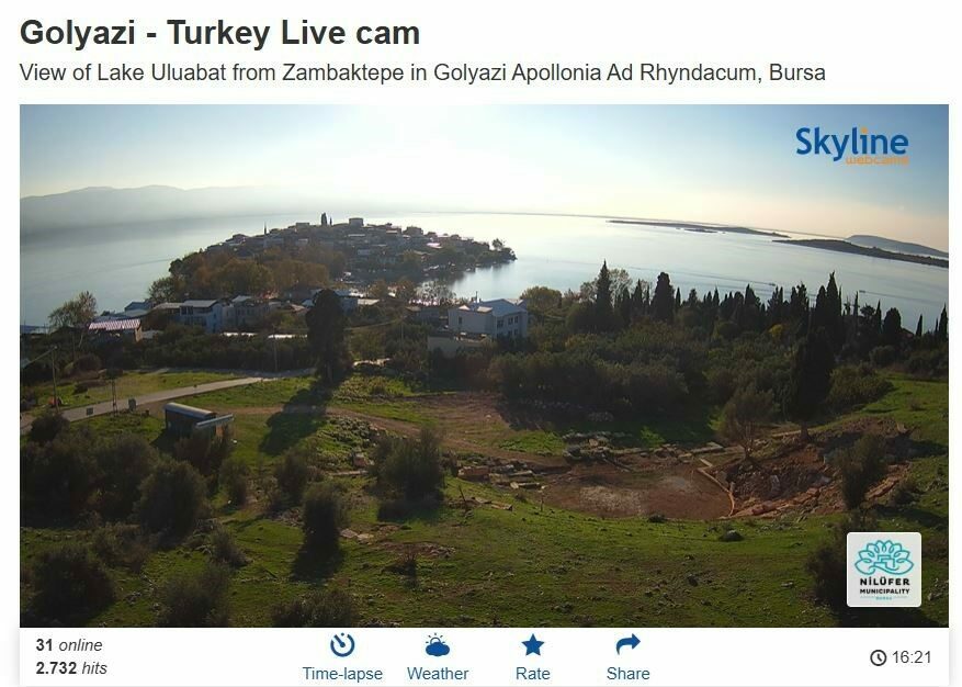 Gölyazı dünyanın “dijital billboard”unda Nilüfer Belediyesi, Bursa’nın tarihi ve doğal güzelliklerle bezeli Gölyazı Mahallesi’ni