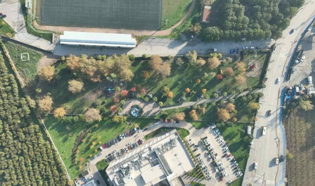 Gürsu Belediyesi, ilçe merkezine yemyeşil bir alan kazandırmak için çalışmalara