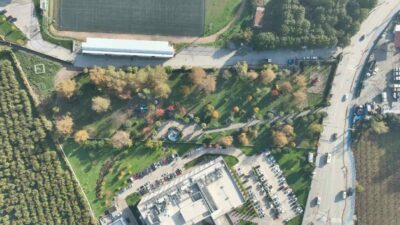 Gürsu Belediyesi, ilçe merkezine yemyeşil bir alan kazandırmak için çalışmalara