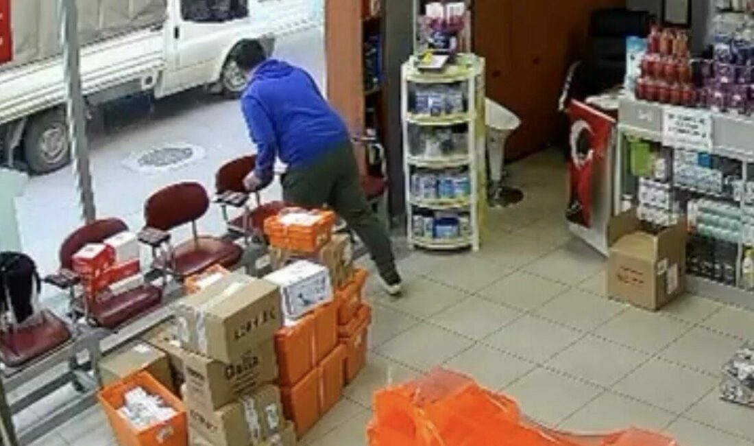 Bursa’nın Yıldırım ilçesinde eczane çalışanı genç kadın, hava almak için