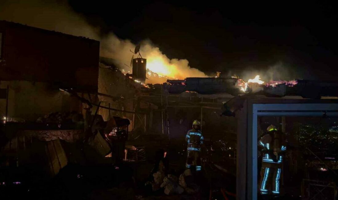 Gemlik’de bir kafede çıkan yangın kısa sürede işletmeyi küle çevirdi,