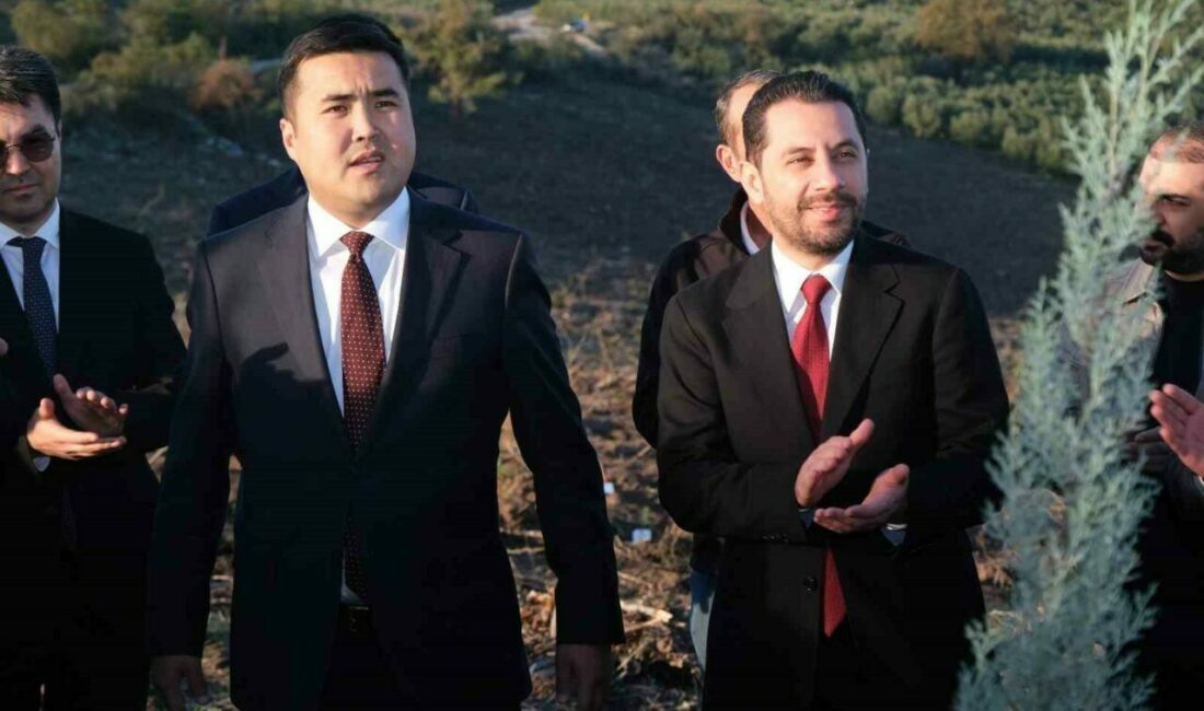 Kırgızistan-Türkiye dostluk ilişkileri fidanlarla kök saldı Kırgız Cumhuriyeti İstanbul Başkonsolosu Chyngyz Toktobekov, göreve atanmasının ardından ilk