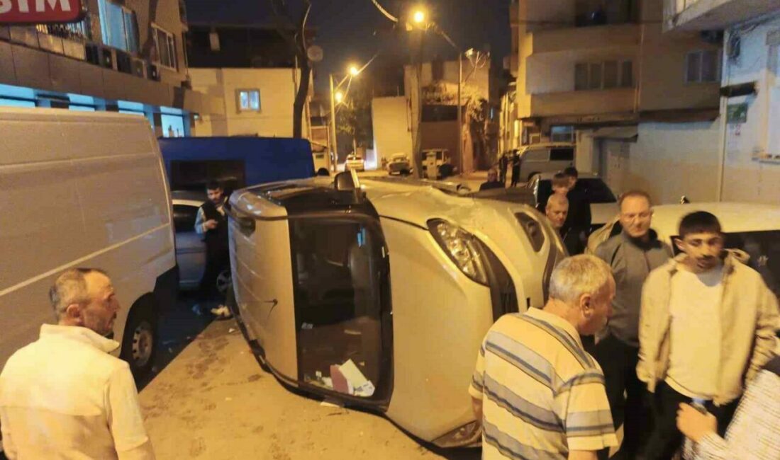 Bursa’nın Osmangazi ilçesinde hafif ticari araç sürücüsünün direksiyon hakimiyetini kaybetmesi