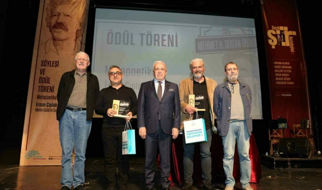 Nilüfer’de şiir eleştirisinin prestij ödülleri sahiplerini buldu Nilüfer Belediyesi’nin ev sahipliğinde gerçekleştirilen 9. Mehmet H. Doğan Ödül