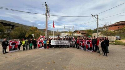 Nilüfer Belediyesi’nin geleneksel hale getirdiği Mysia Yolları Doğa Yürüyüşü, bu