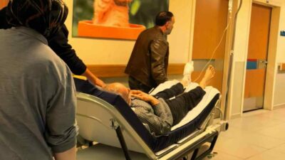 Bursa’nın İnegöl ilçesinde odun keserken motorlu testere ile ayağını kesen