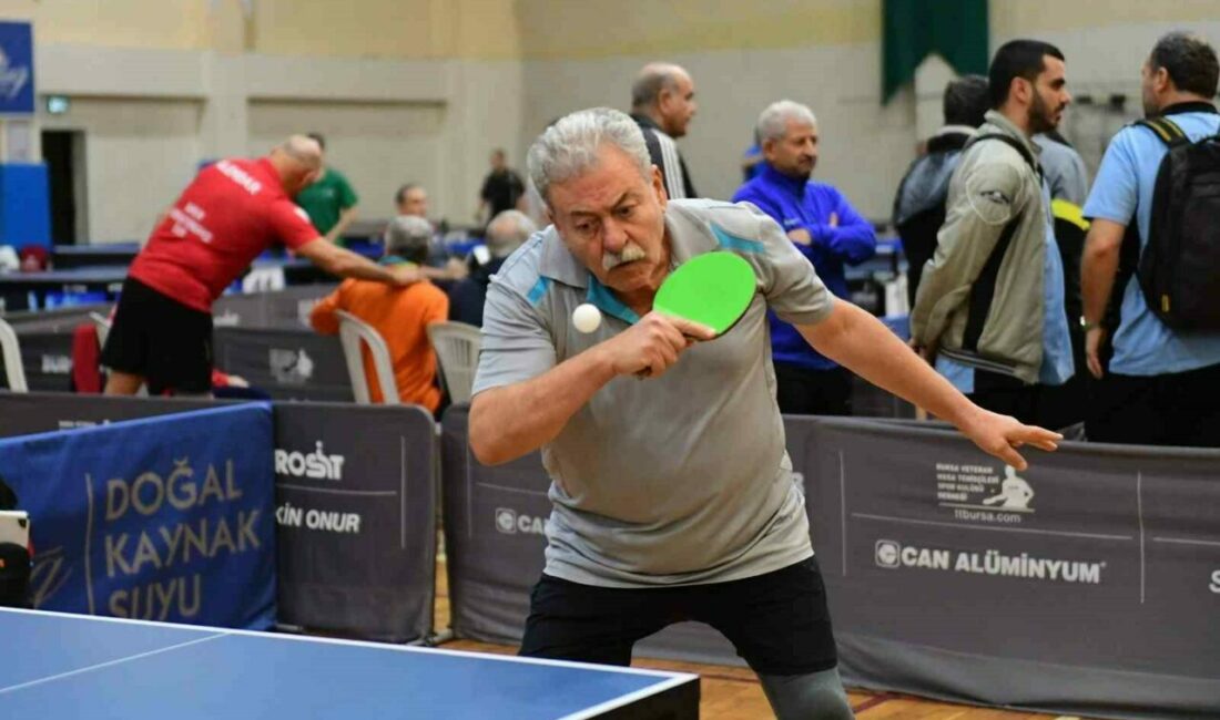 Osmangazi Belediyesi’nin destekleriyle Bursa Veteran Masa Tenisçileri Spor Kulübü tarafından