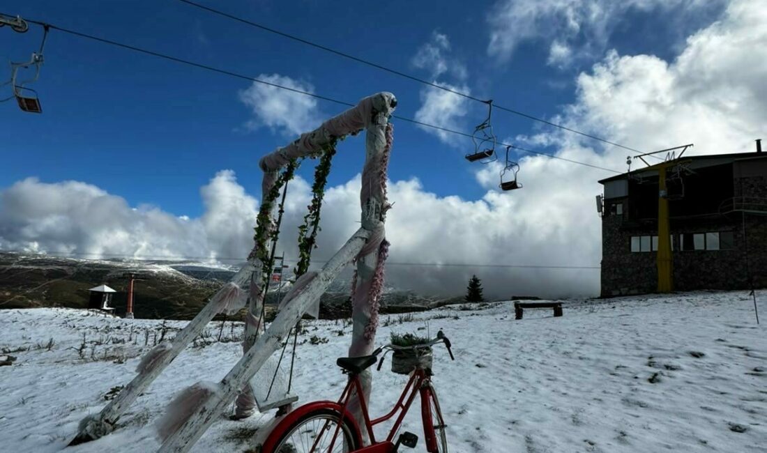 Türkiye’nin en önemli kış turizm merkezlerinden biri olan Uludağ, sabah