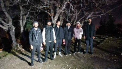 Uludağ’da milli park sınırlarında izinsiz yürüyüş yaparken ormanda kaybolan 6