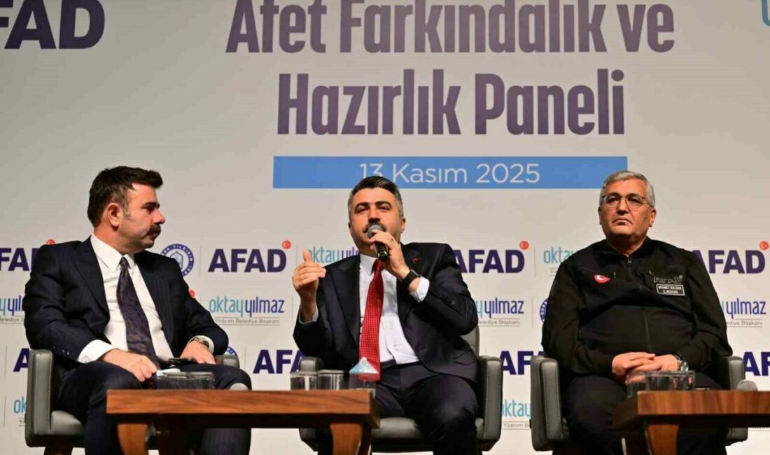 Yıldırım Belediyesi AFAD işbirliğiyle “Afet Farkındalık ve Hazırlık Paneli” düzenledi.
