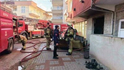 Bursa’nın İnegöl ilçesinde apartman dairesinde yangın çıktı. Yangın saat 14.00