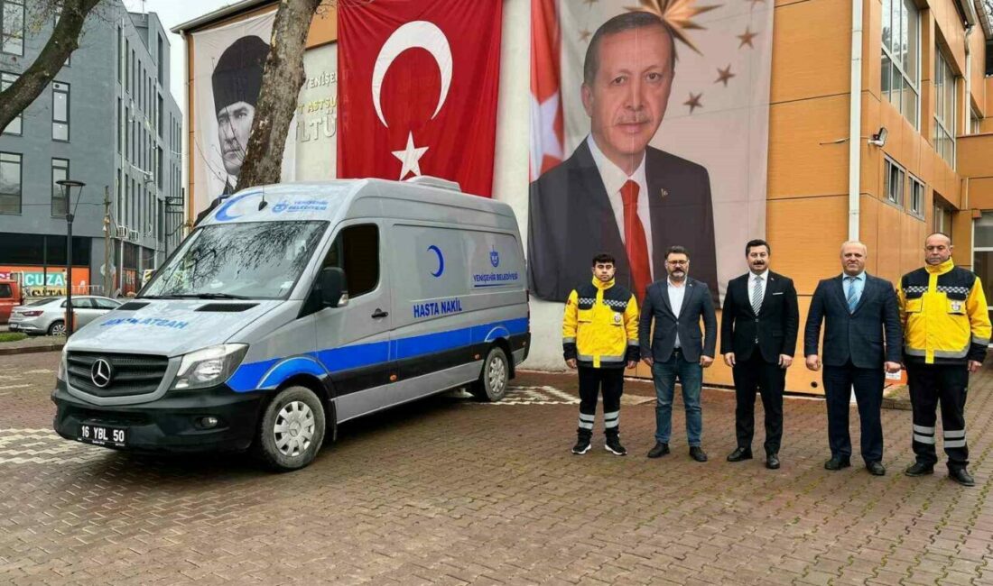 Yenişehir Belediye Başkanı Ercan Özel tarafından başlatılan hasta nakil aracı