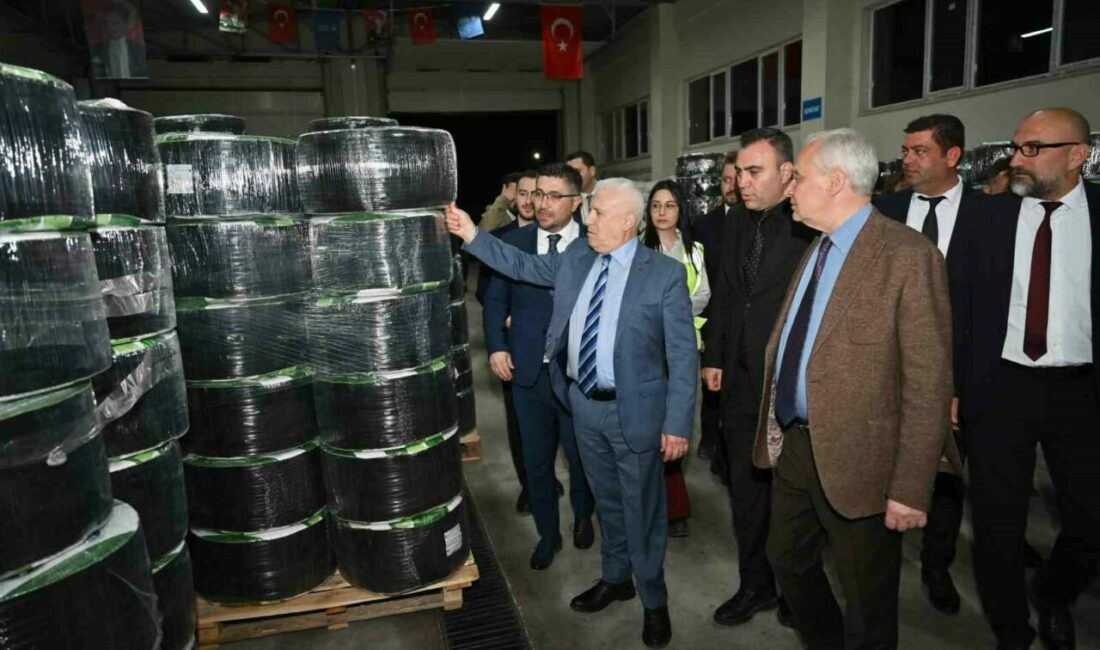 Bursa Büyükşehir Belediyesi, yüzde 50 hibeli damlamalı sulama borusu desteği