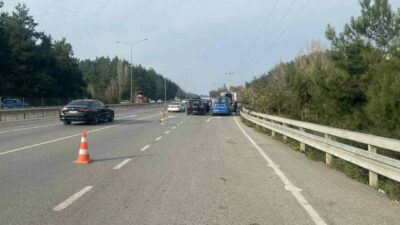 Bursa’dan Mudanya’ya seyir halinde olan bir otomobilin bisikletliyle çarpışması sonucu