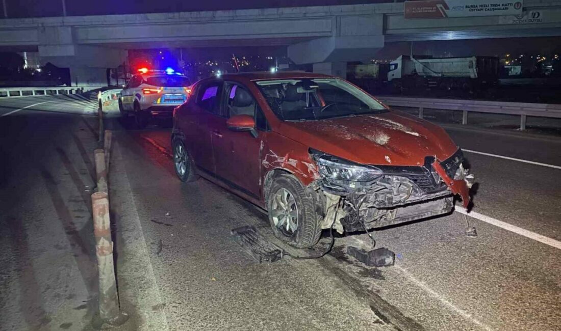 Bursa’nın Nilüfer ilçesinde alkollü sürücünün direksiyon hâkimiyetini kaybetmesi sonucu meydana