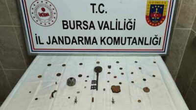 Bursa’nın Nilüfer ilçesinde düzenlenen “Anadolu Mirası Operasyonu” kapsamında Bizans ve