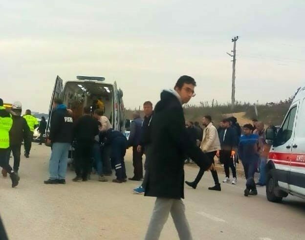 Bursa’nın İnegöl ilçesinde otomobil ile motosikletin çarpıştığı kazada 1 kişi