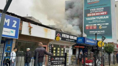 Bursa’nın Gemlik ilçesinde bir pide imalathanesinde çıkan yangın, kısa süreli