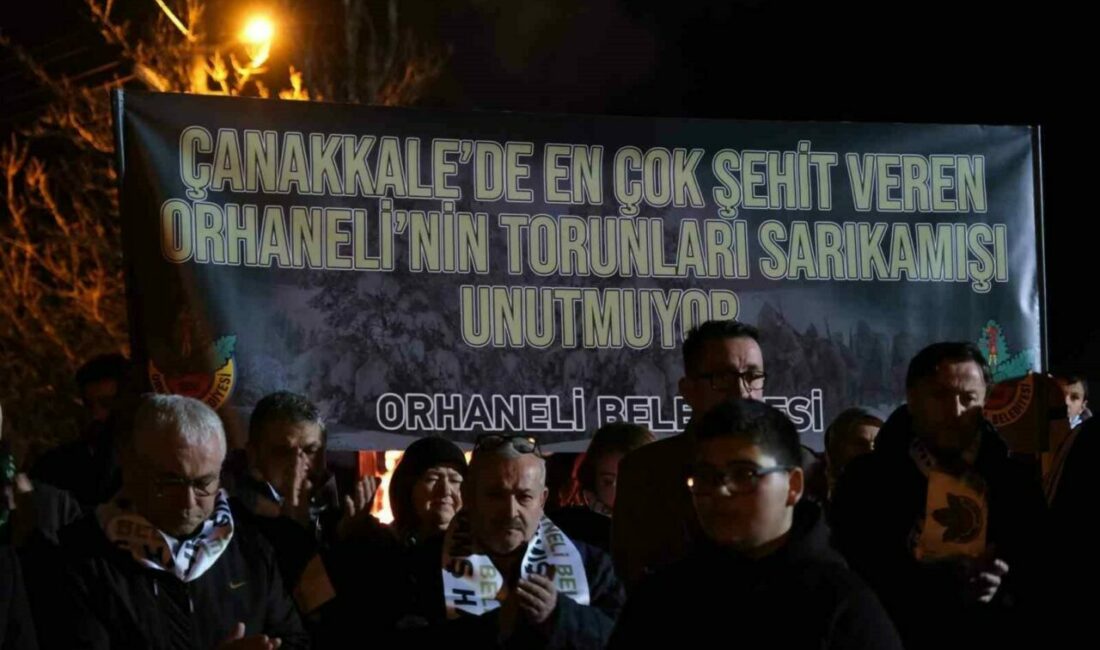 Sarıkamış’ta şehit düşen askerler Orhaneli ilçesinde etkinliklerle anıldı. İbrahim Hüsniye