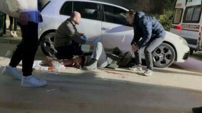 Bursa’nın Nilüfer ilçesinde Tofaş Spor Salonu’nda minik basketbolcular nedeniyle çıkan