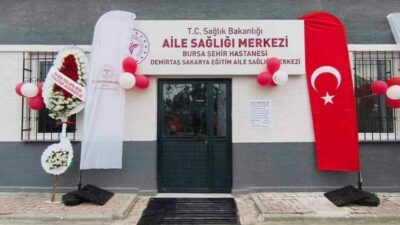 BURSA-Sağlık Bakanlığı tarafından yapımı tamamlanan Demirtaş Sakarya Eğitim Aile Sağlığı