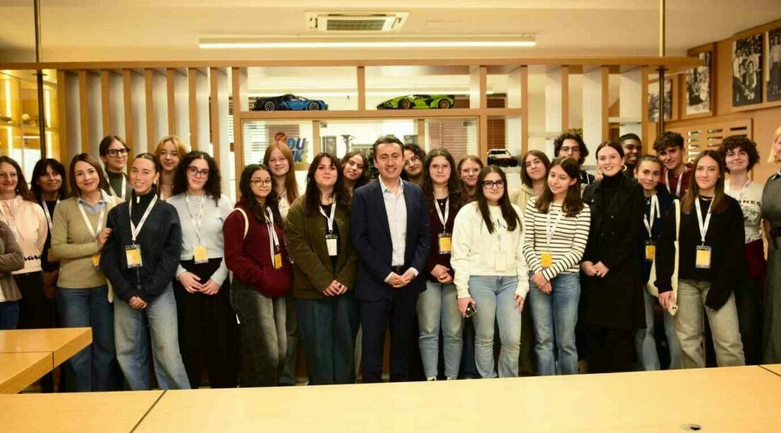 İtalya’dan gelen 20 öğrenci ve 4 öğretmen, Bursa’da Şahinkaya Eğitim