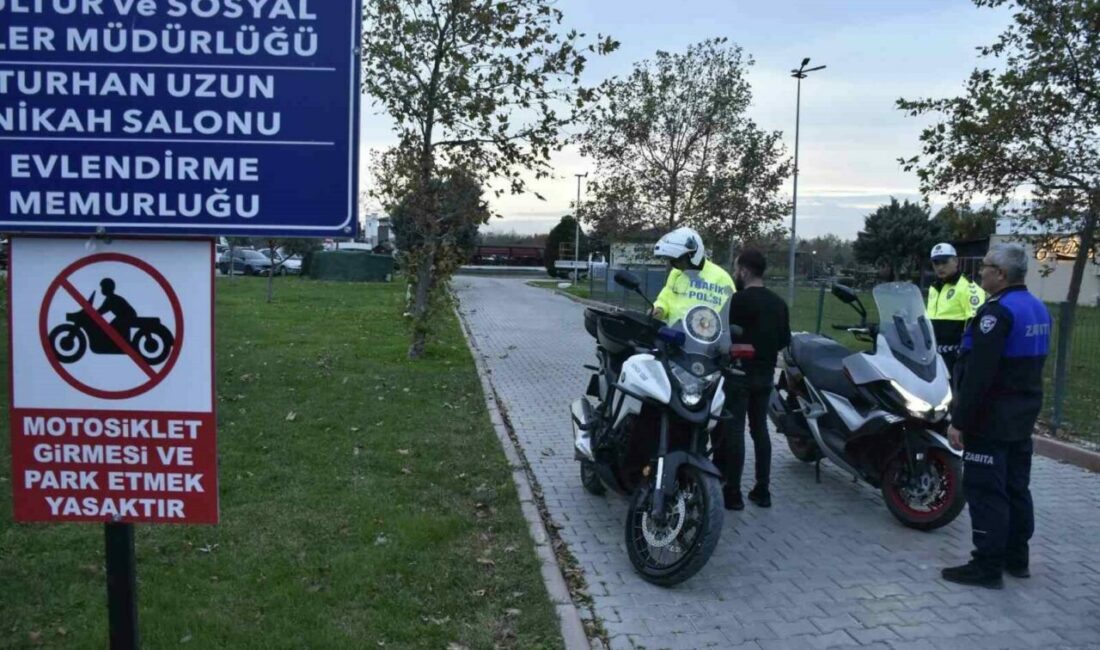 Karacabey Atatürk Kültür Parkı’na motosikletle giriş tamamen yasaklandı Karacabey Belediyesi ile İlçe Emniyet Müdürlüğü ekipleri, vatandaşların güvenliği ve