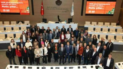 Nilüfer Belediye Başkanı Şadi Özdemir, yılın son muhtarlar buluşmasında Nilüfer’de