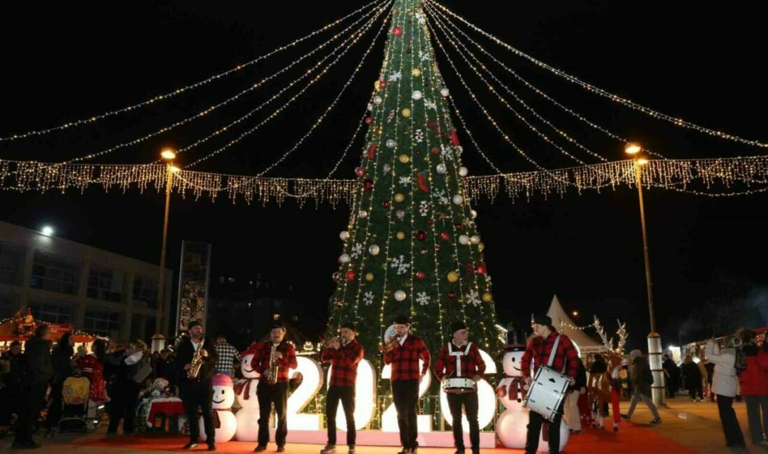 Nilüfer Belediyesi’nin organize ettiği “Nilüfer Yeni Yıl Festivali” yoğun ilgi