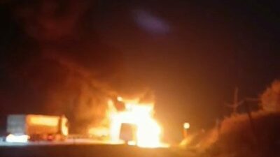 Bursa’da işçileri taşıyan servis otobüsü, alev topuna döndü. Olay, merkez