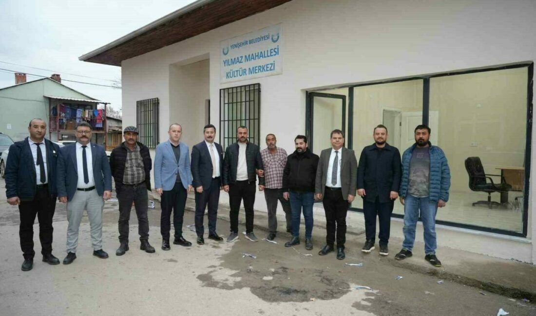Yenişehir’de Yılmaz Mahallesi’ne değer katan dokunuş Yenişehir Belediye Başkanı Ercan Özel, Yılmaz Mahallesi’nde tamamlanan yenileme çalışmaları