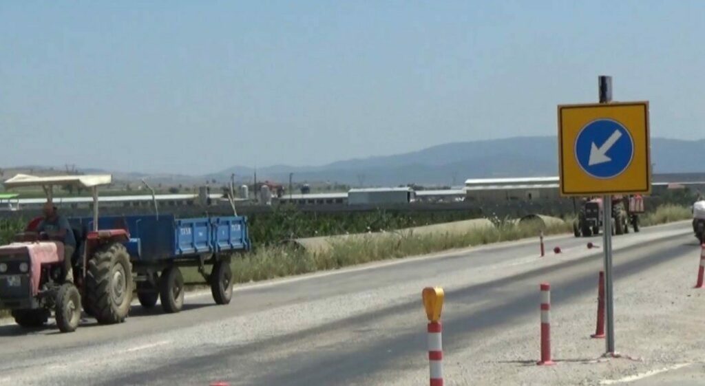 Bursa’nın Yenişehir ilçesinde, ilçe merkezinden Bilecik yoluna giriş istikametinde yol