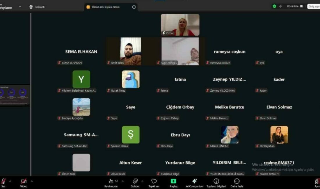 Yıldırım belediyesi, çocuklardaki konuşma bozukluklarına yönelik uzmanlar ve velilerin katılımı